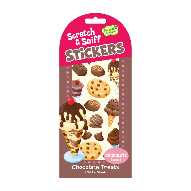 Scratch & Sniff Stickers - Chocolate Treats