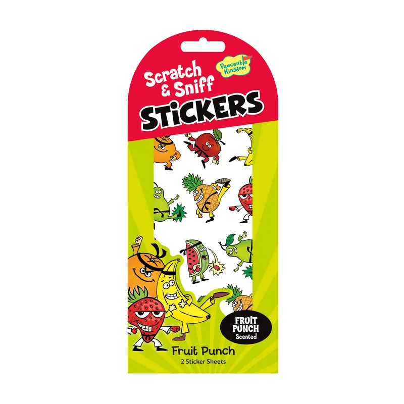 Scratch & Sniff Stickers - Fruit Punch