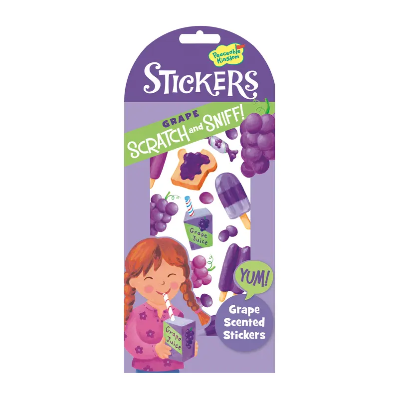 Scratch & Sniff Stickers - Grape