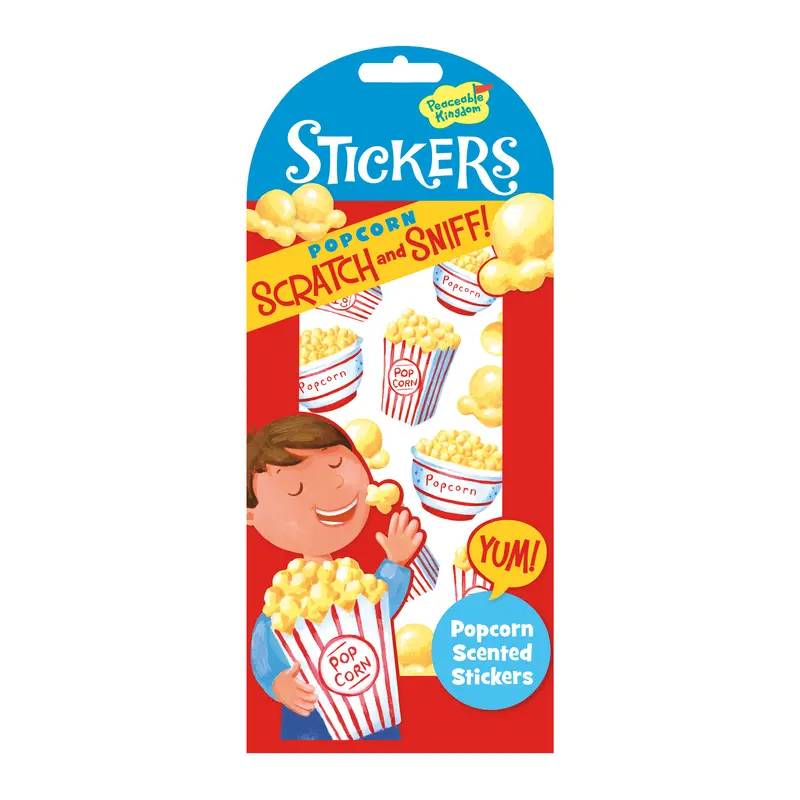 Scratch & Sniff Stickers - Popcorn