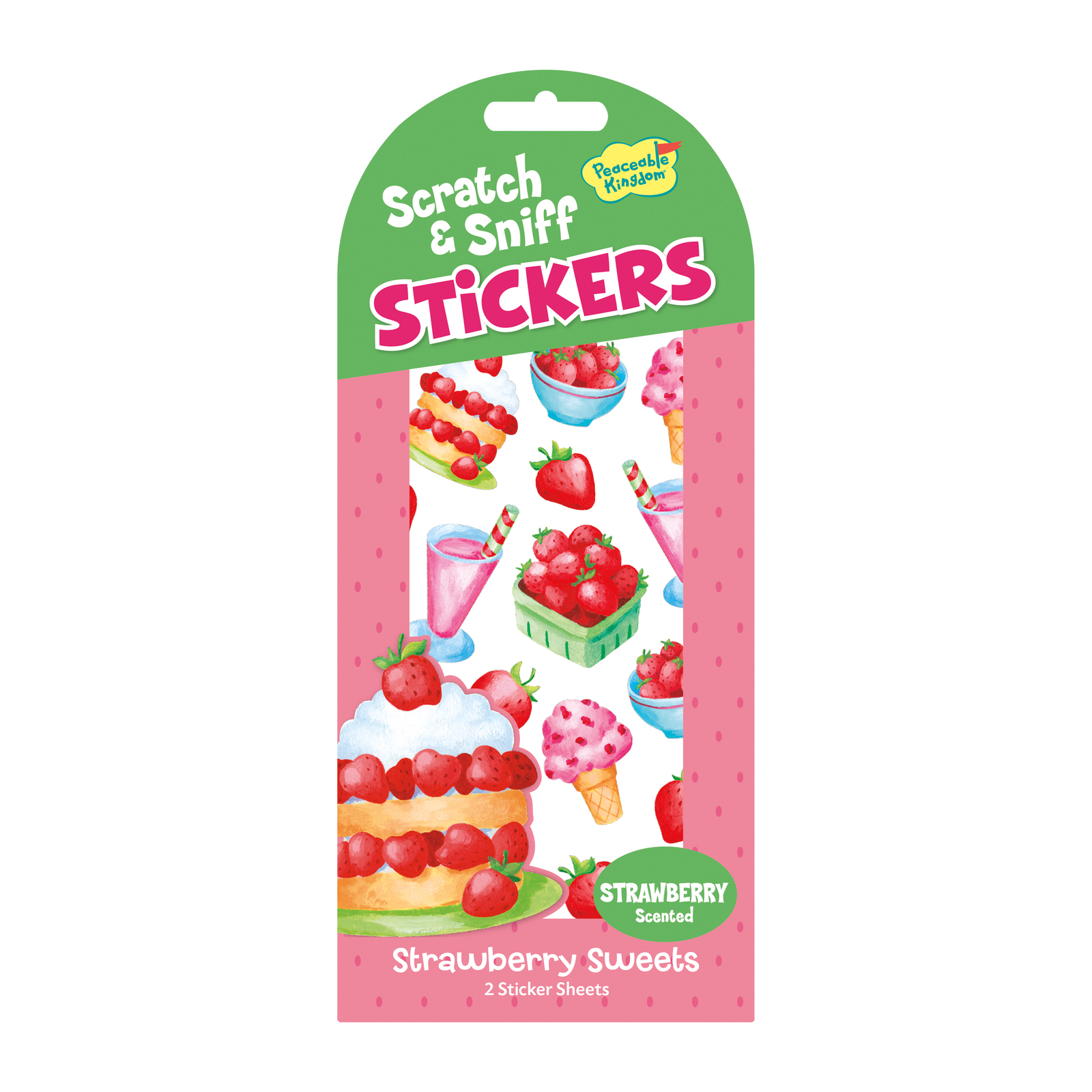 Scratch & Sniff Stickers  - Strawberry Sweets