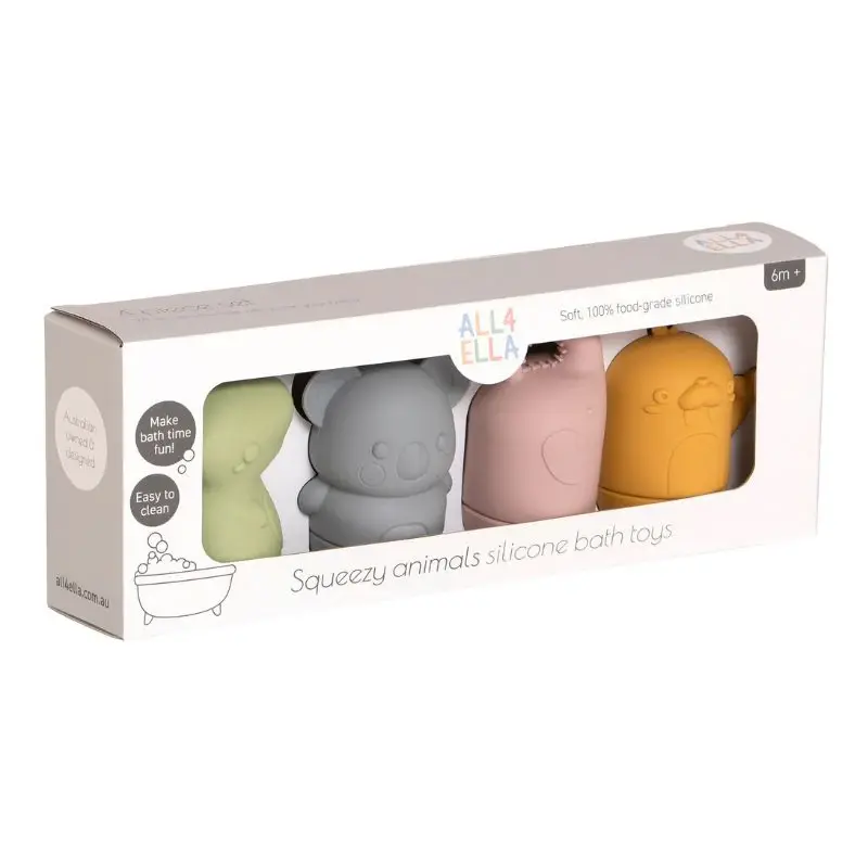 Silicone Bath Toys - Animal Friends