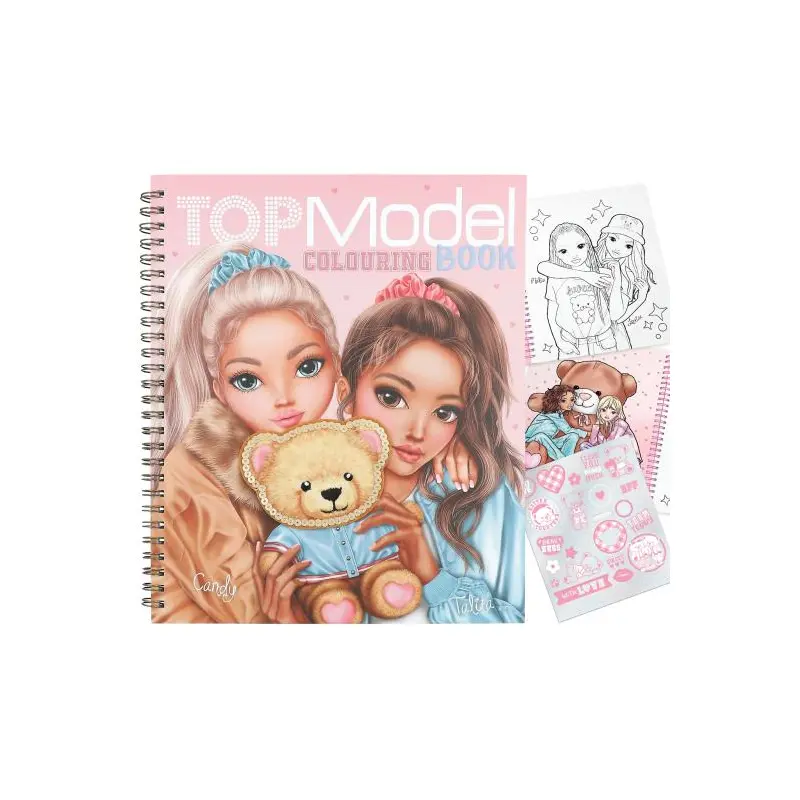 TOPModel Colouring Book - Team Teddy