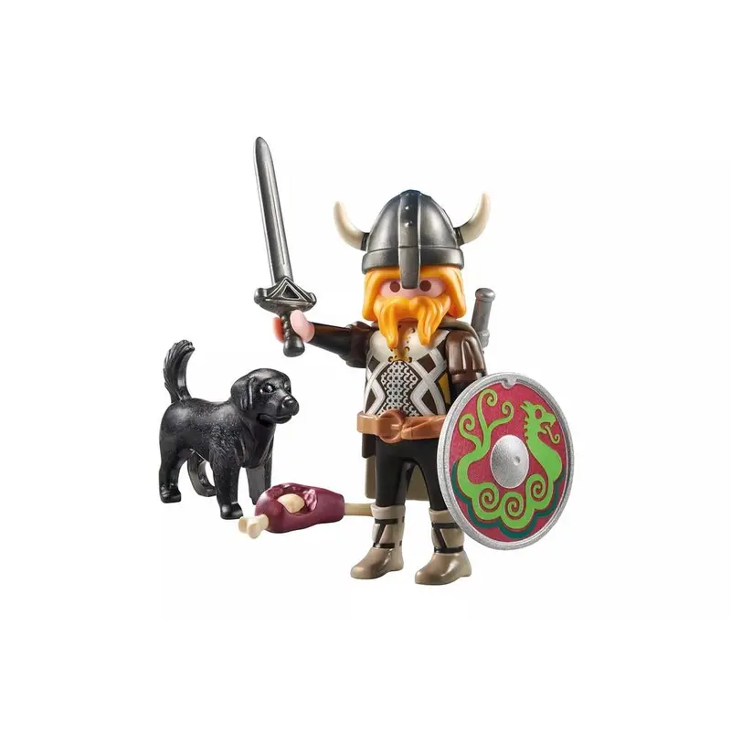 Viking with Guard Dog 71755