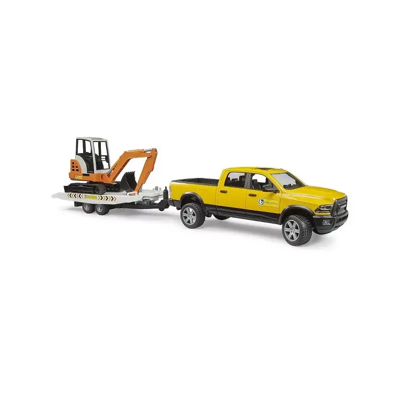 Commercial RAM 2500 Power Wagon with Mini Excavator/Trailor
