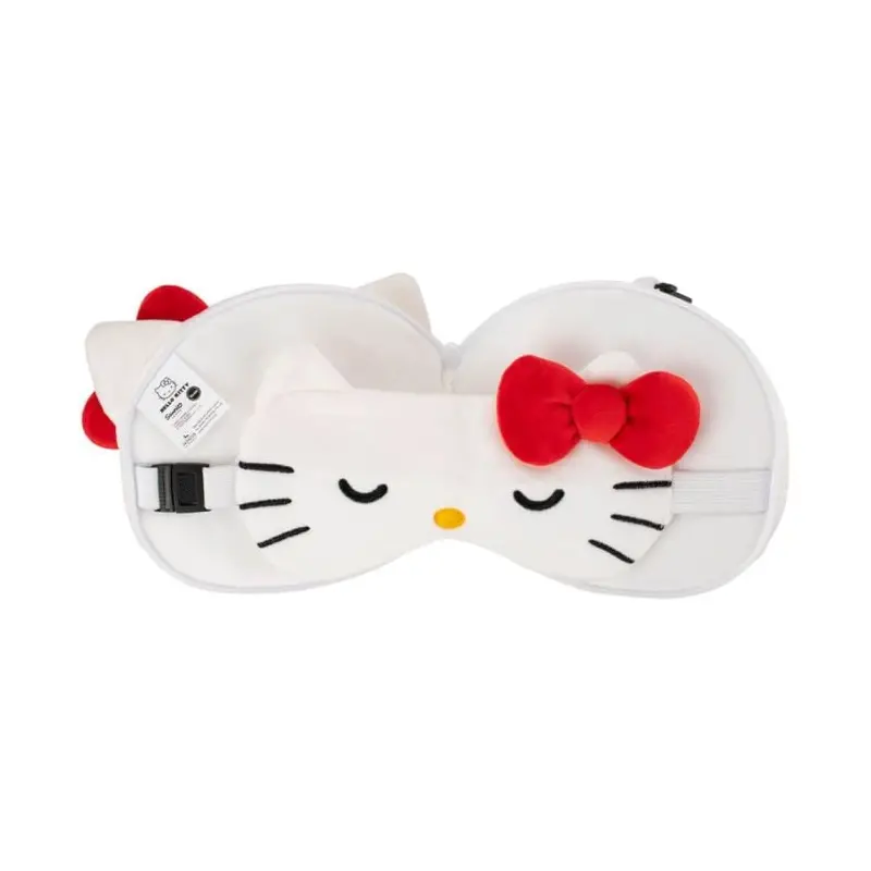 Hello Kitty Travel Pillow and Eye Mask Set