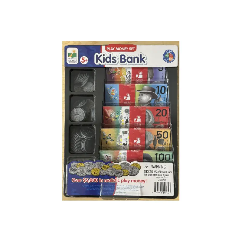 Kids Bank Play Money Set