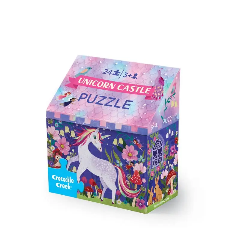 Little Building Puzzle 24 pc - Unicorn Castle