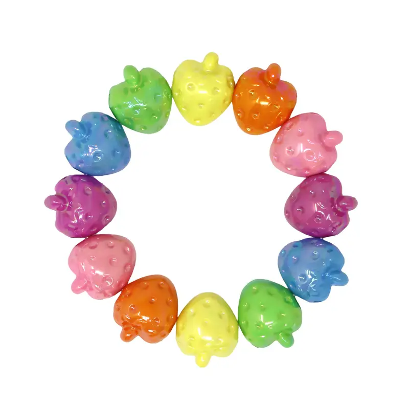 Rainbow Strawberry Bracelet