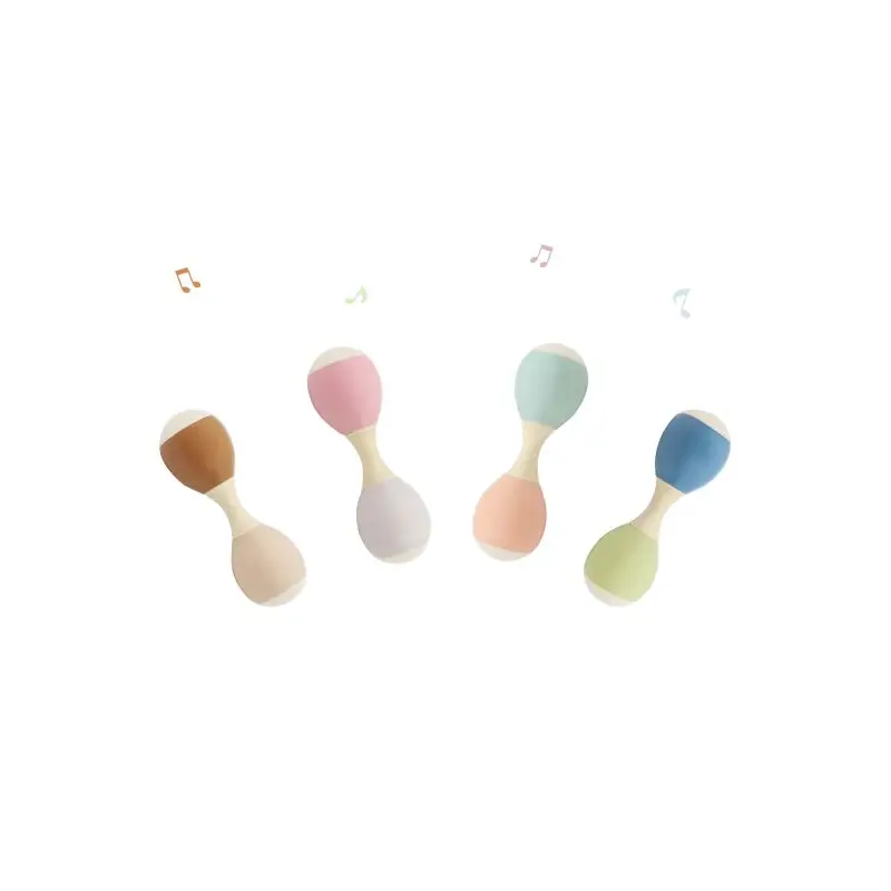 Wooden Double-Head Maracas