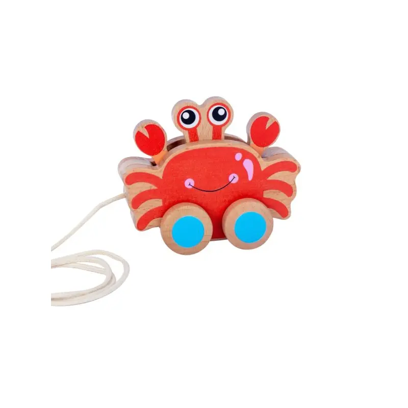Wooden Pull-along Crab