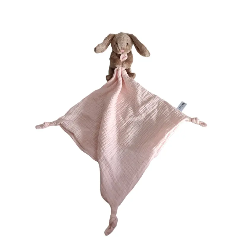 Bella the Bunny with Pink Comforter