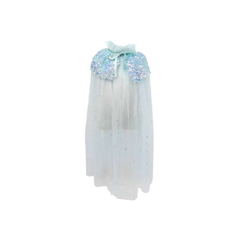 Frozen Elsa Sequin Cape - One Size