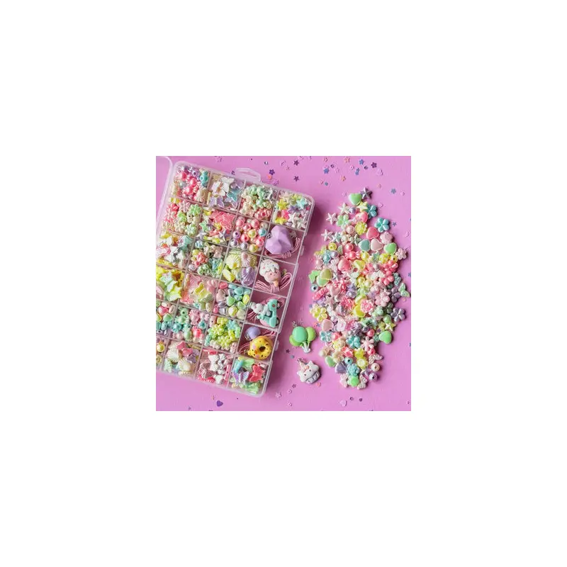 Large Bead Box Set - Pastel Shapes