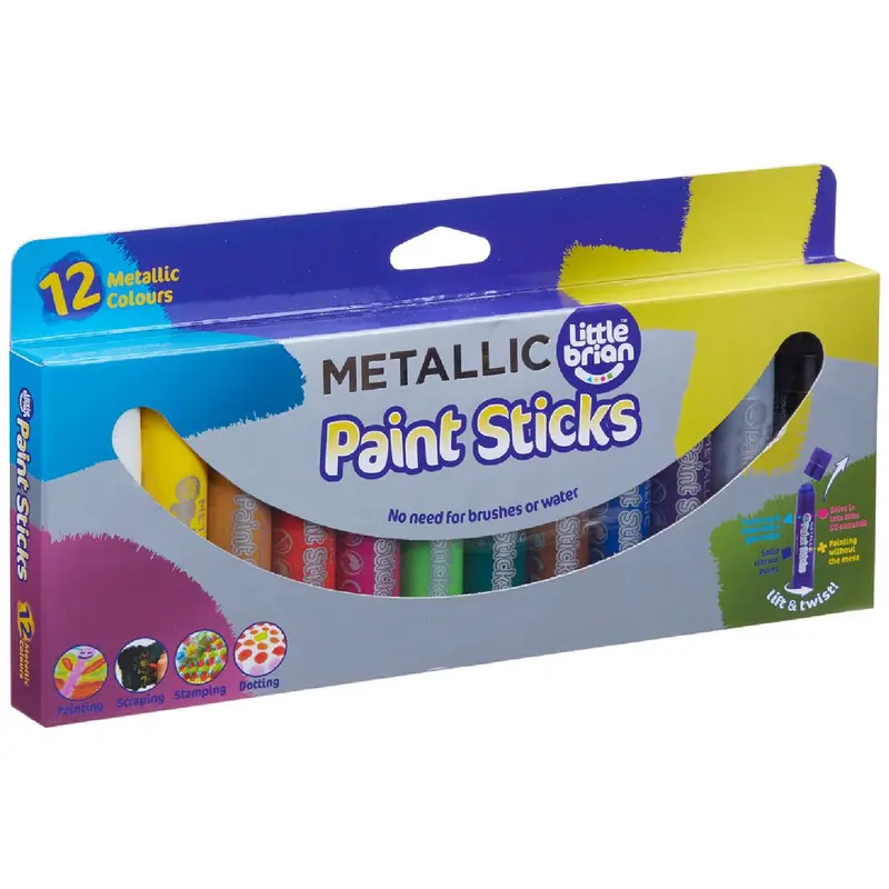 Metallic Paint Sticks - 12