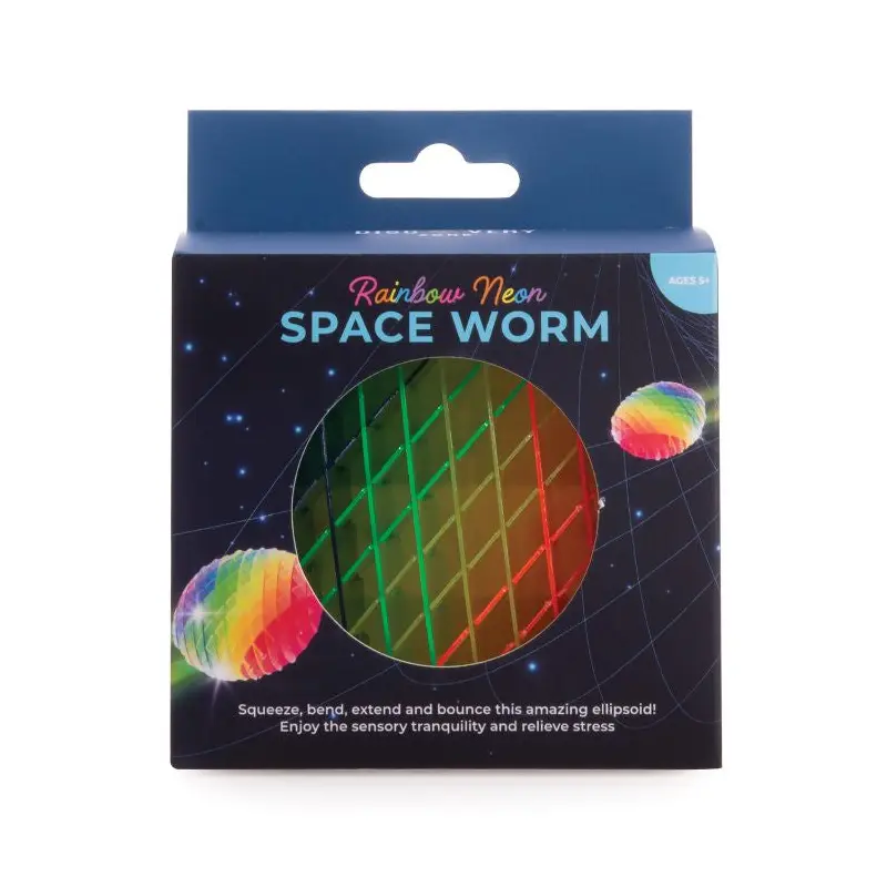 Rainbow Neon Space Worm
