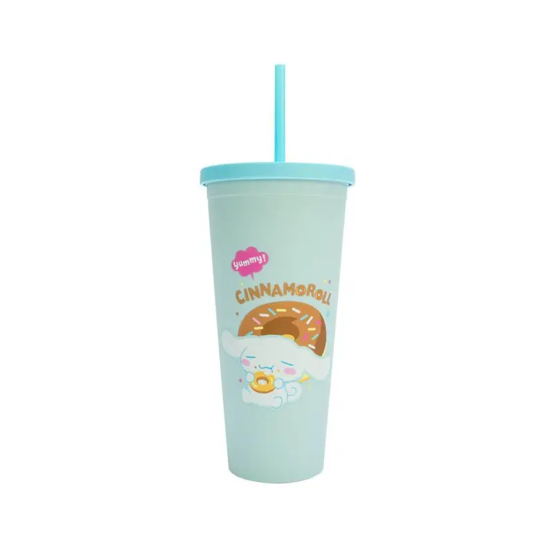 Cinnamoroll Cup With Straw
