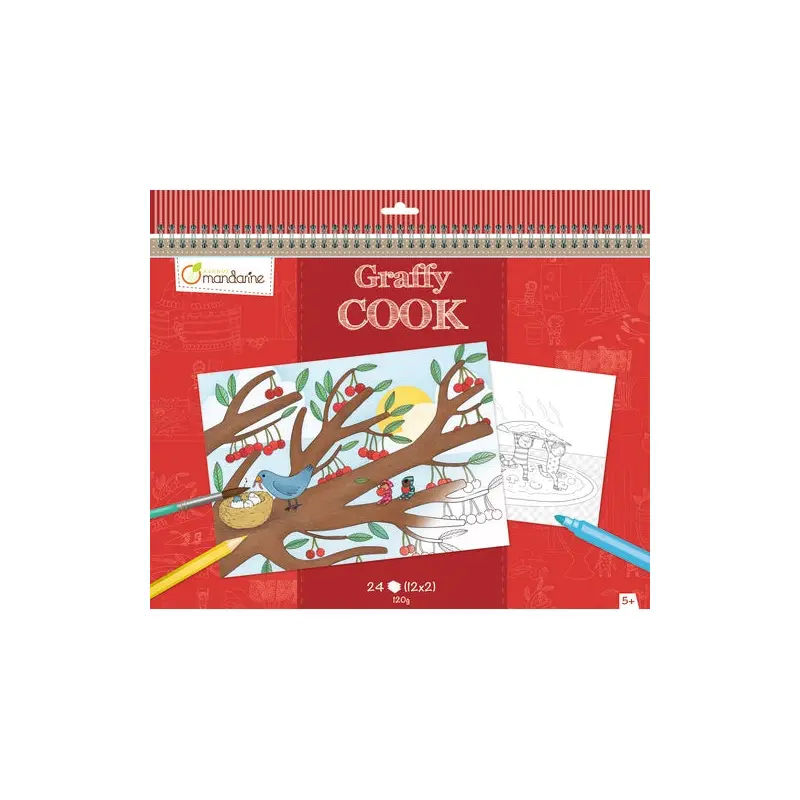 Graffy Cook - Colouring Pad Large