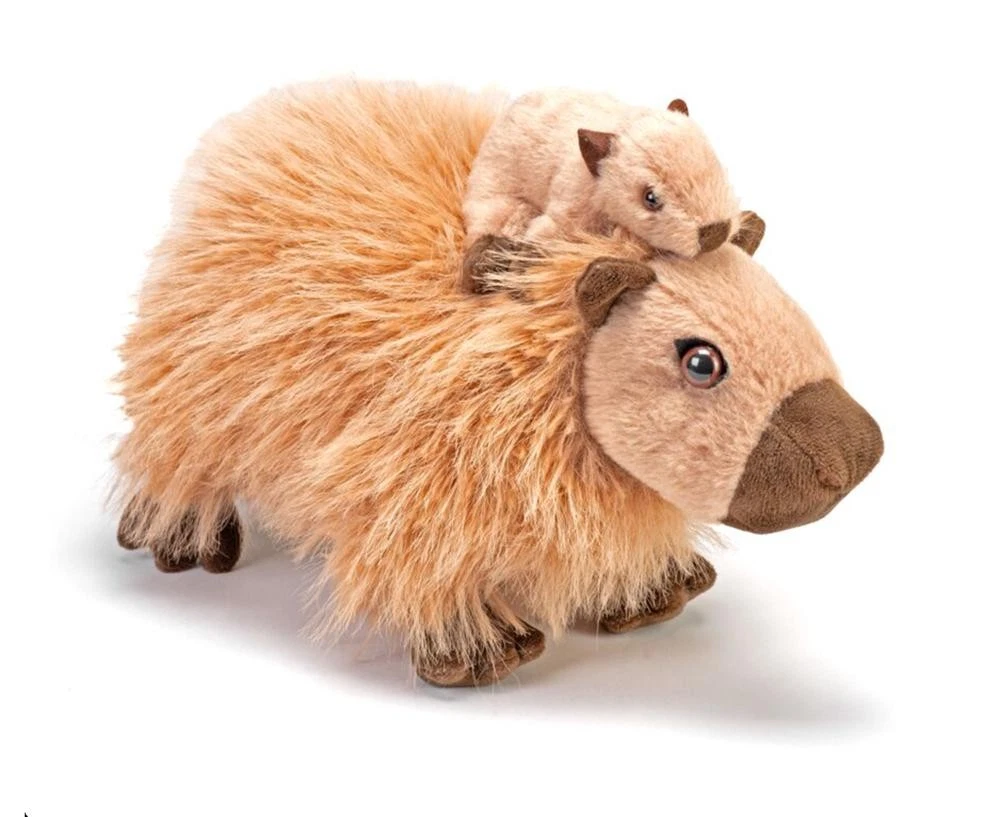 Mom and Baby Capybara