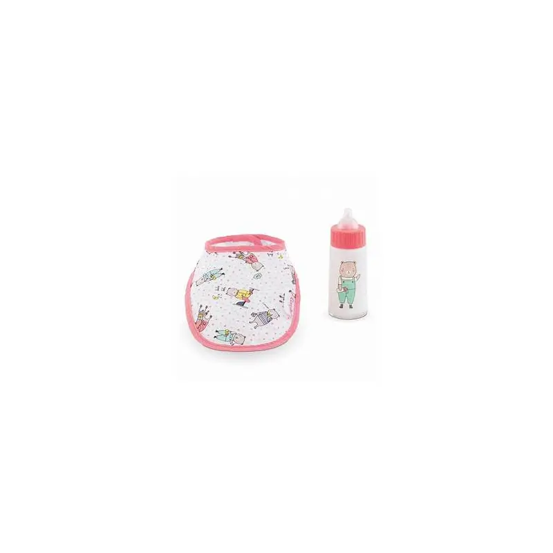 Bib and Magic Milk Bottle - Doll Accessories Set