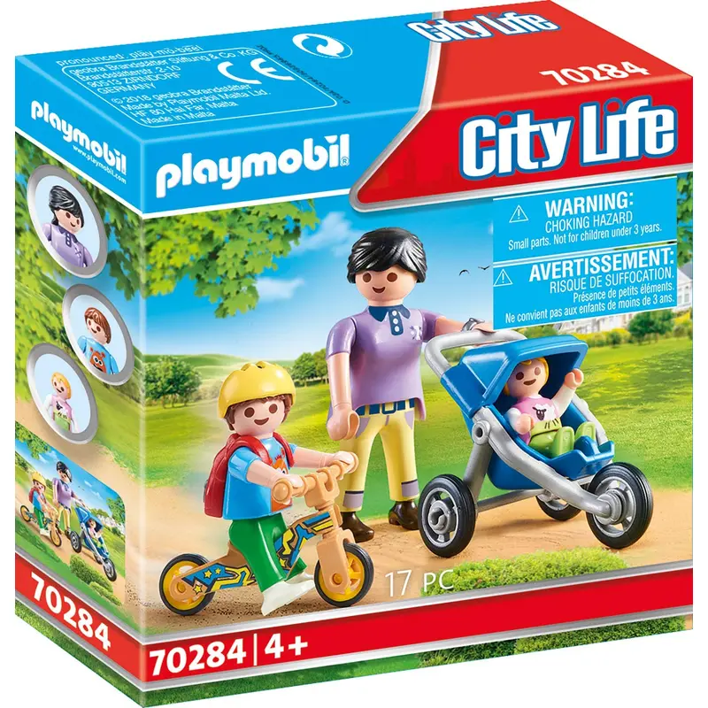 City Life - Mother with Children 70284