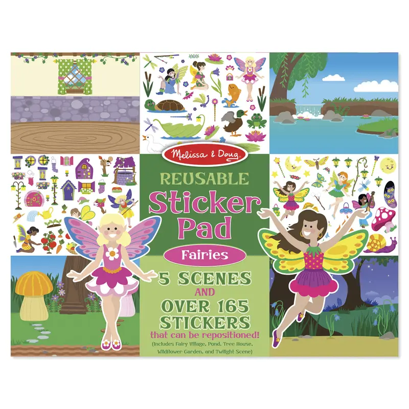 Reusable Sticker Pad - Fairies