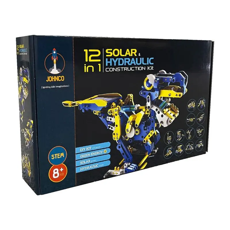 12 in 1 Solar & Hydraulic Construction Kit