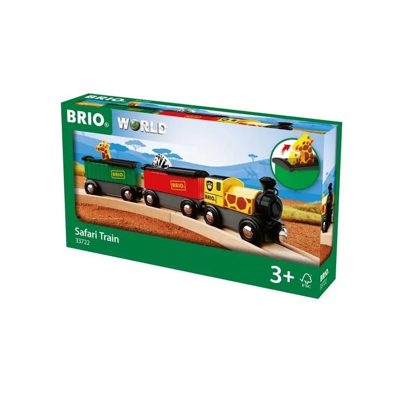 Safari Train - 3 pcs 33722