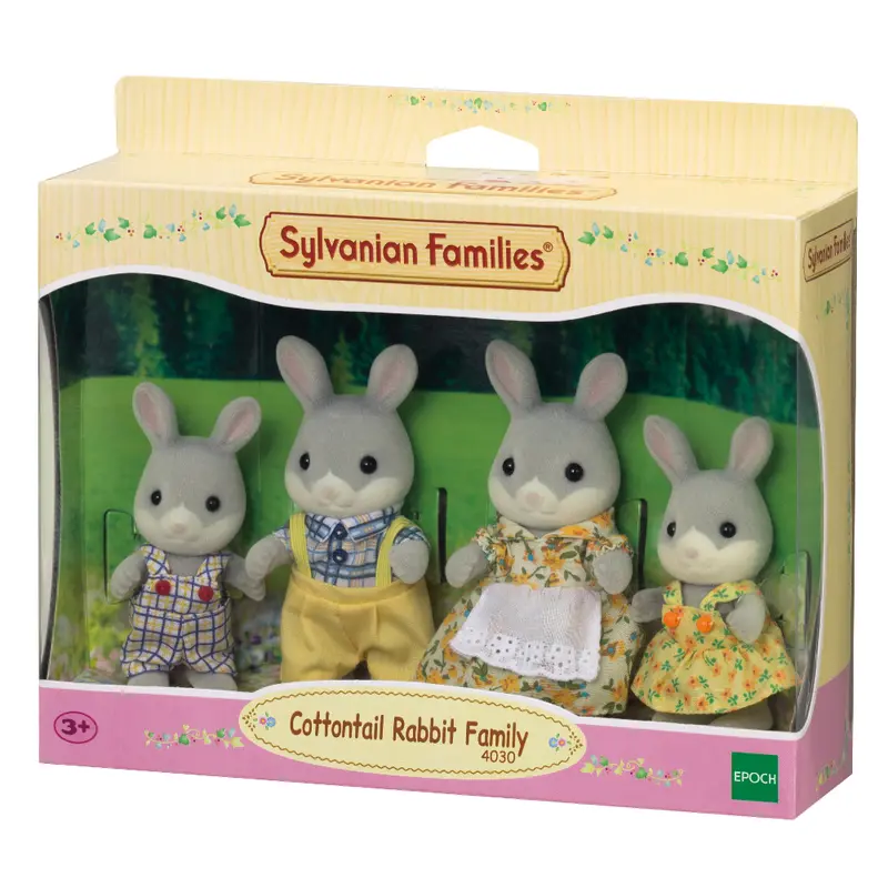 Cottontail Rabbit Family