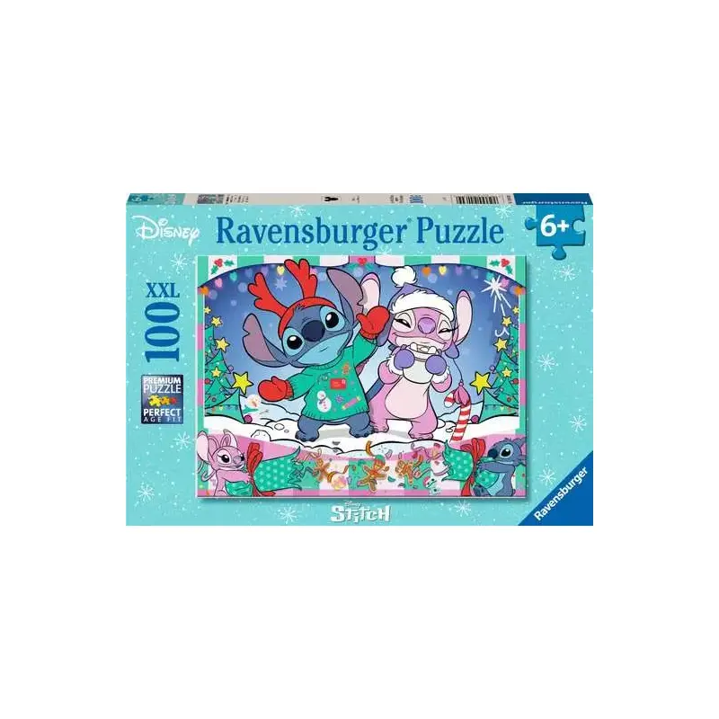 100 pc Puzzle - Disney Stitch Merry Everything!