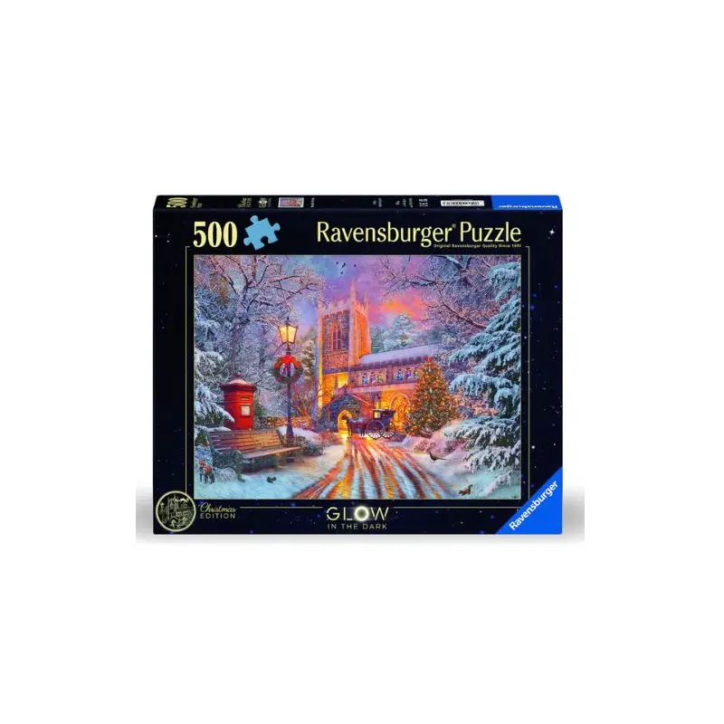 500 pc Puzzle - Magical Christmas Glow in the Dark