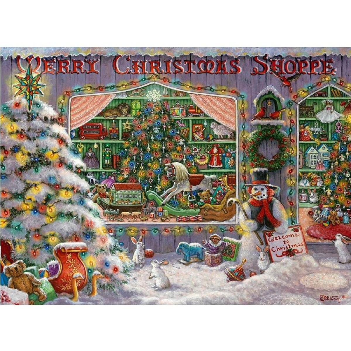 500 pc Puzzle - The Christmas Shop