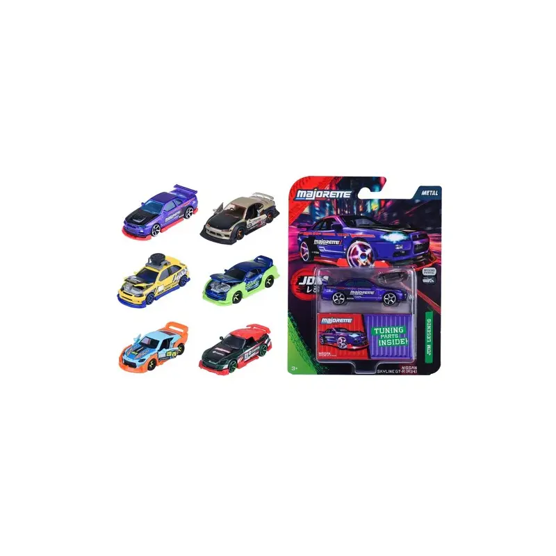 JDM Legends Deluxe Cars 6 Asst
