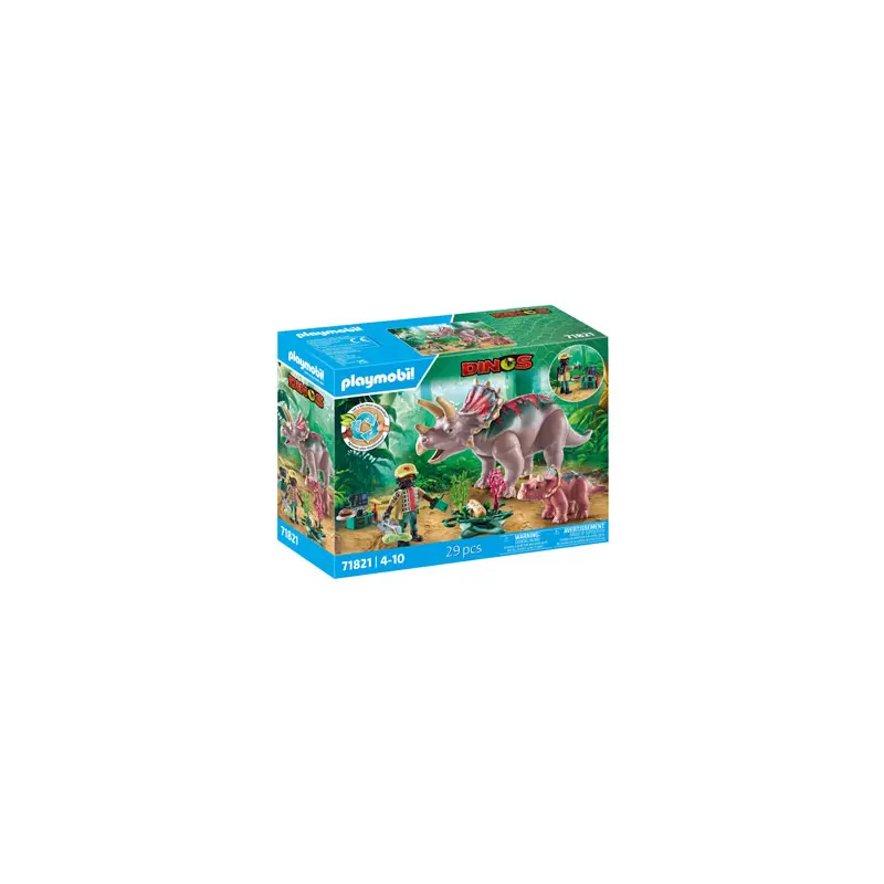 Playmobil Triceratops Family