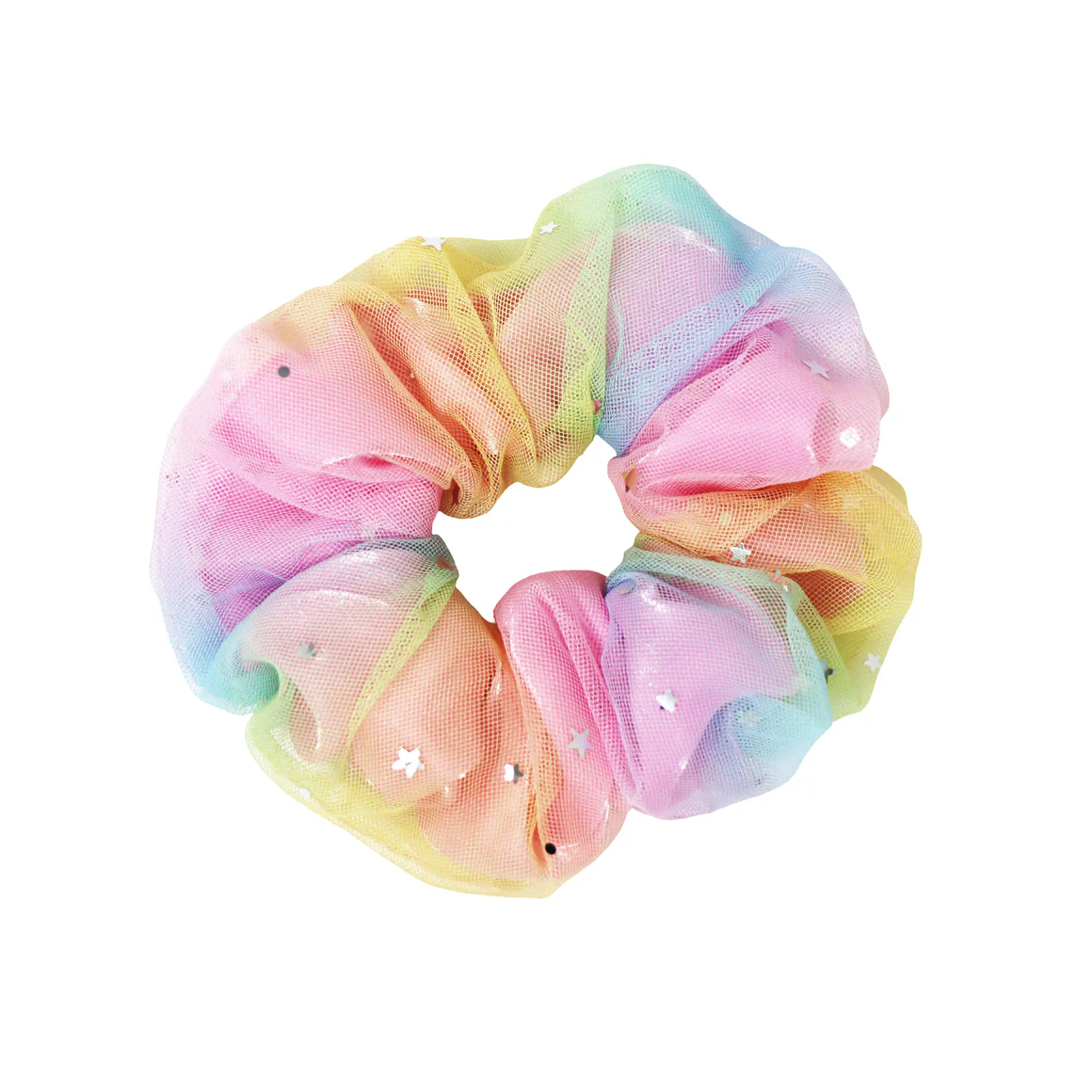 Rainbow Star Scrunchie