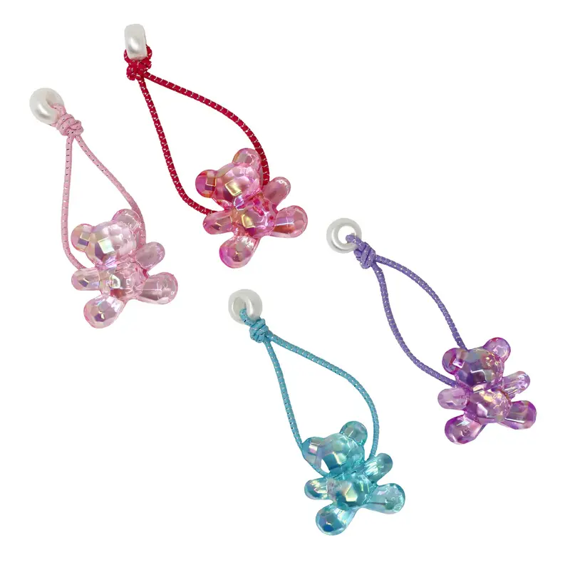Teddy Bear Hair Elastics
