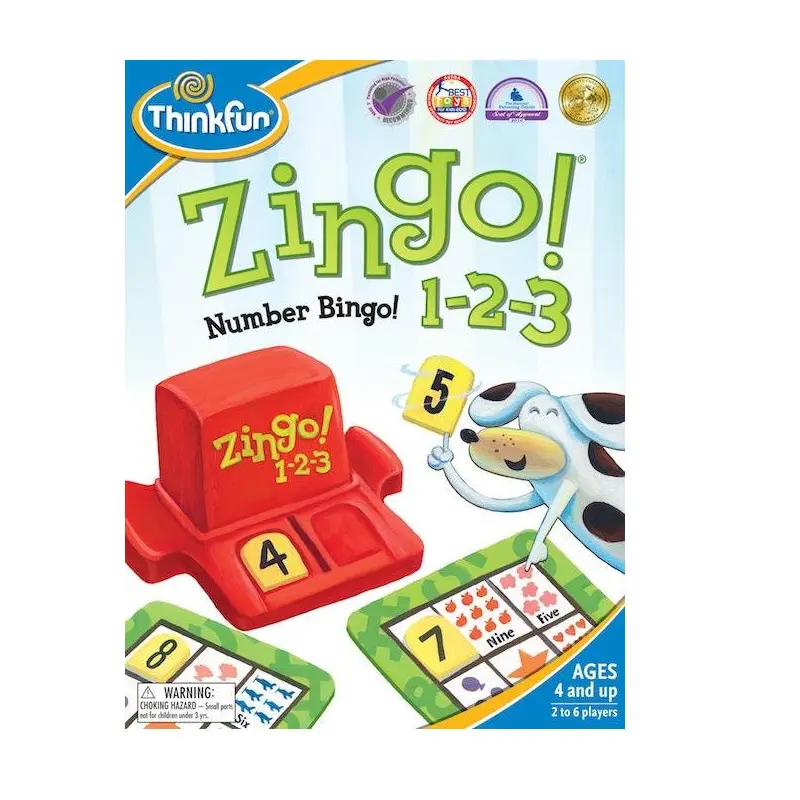 Zingo! Number Bingo! 1-2-3