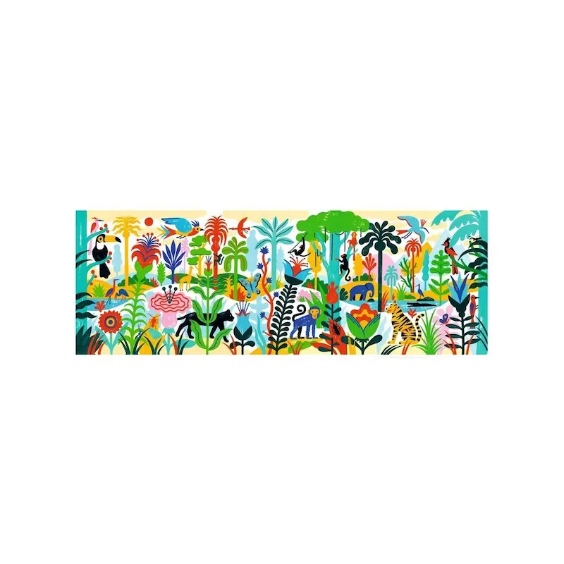 Jungle 100pc Gallery Puzzle with Poster