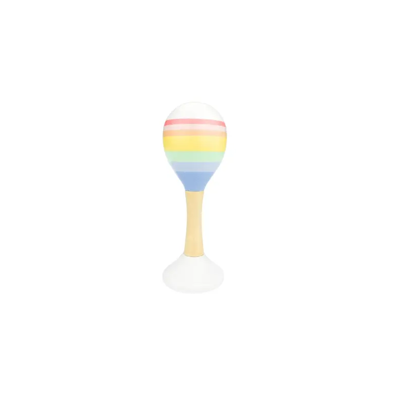 Rainbow Wooden Maraca