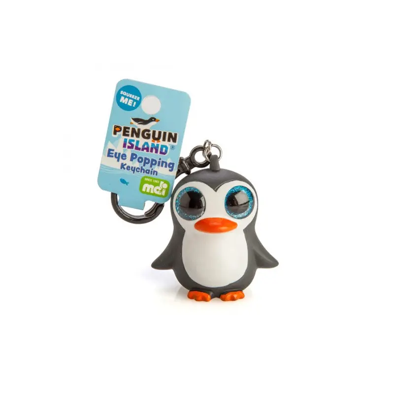 Eye Popping Keychain Penguin Island
