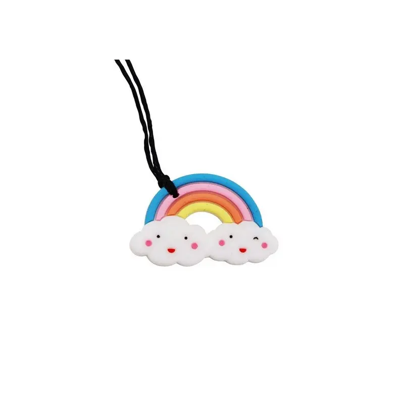 Silicone Pendant - Rainbow