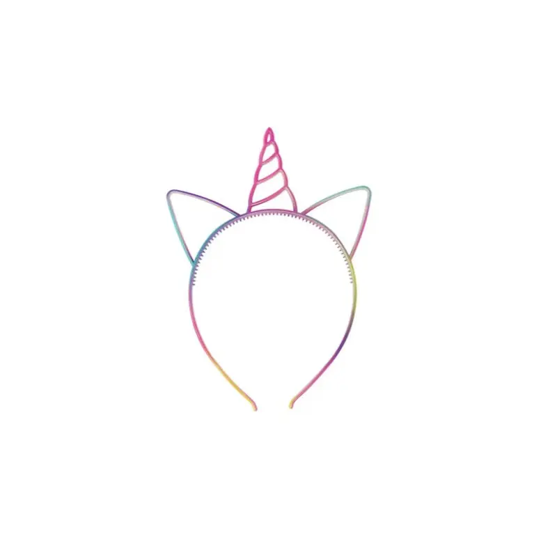 Caticorn Dreams Pastel Rainbow Unicorn Horn Headband