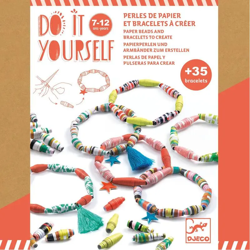 Do It Yourself - Paper Beads and Bracelets to Create