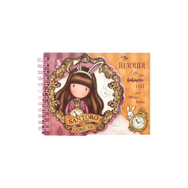 Gorjuss Layered Wirobound Notebook