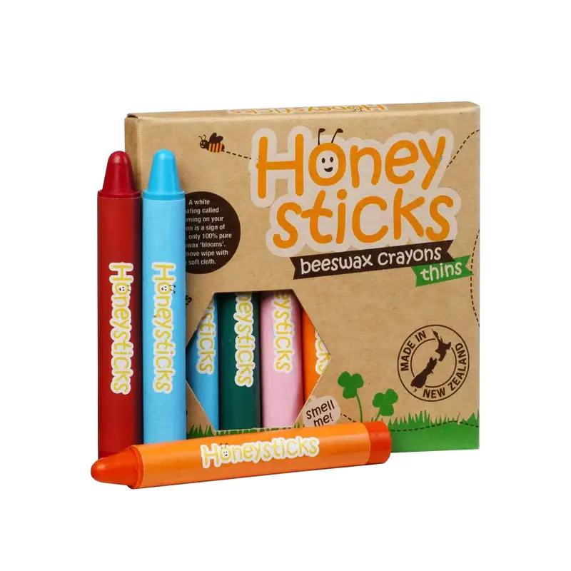 Honeysticks Thins Beeswax Crayons