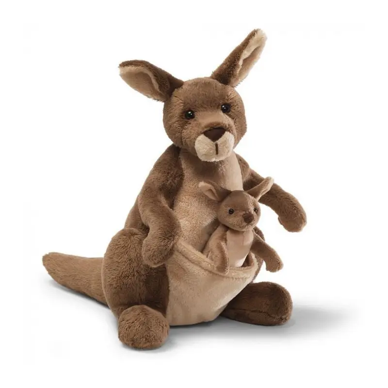 Jirra Kangaroo with Joey - 25cm