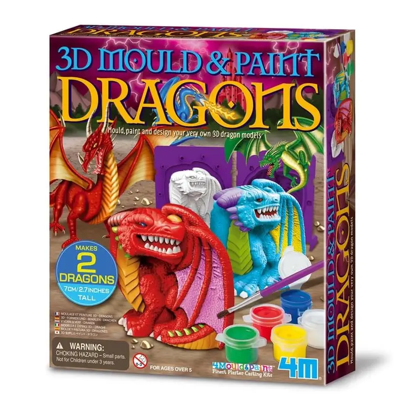 Mould & Paint - 3D Dragons