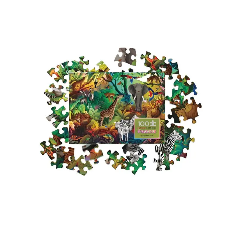 100pc Holographic Puzzle - Jungle Paradise