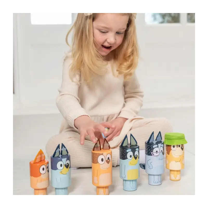 Bluey Wooden Character Skittles