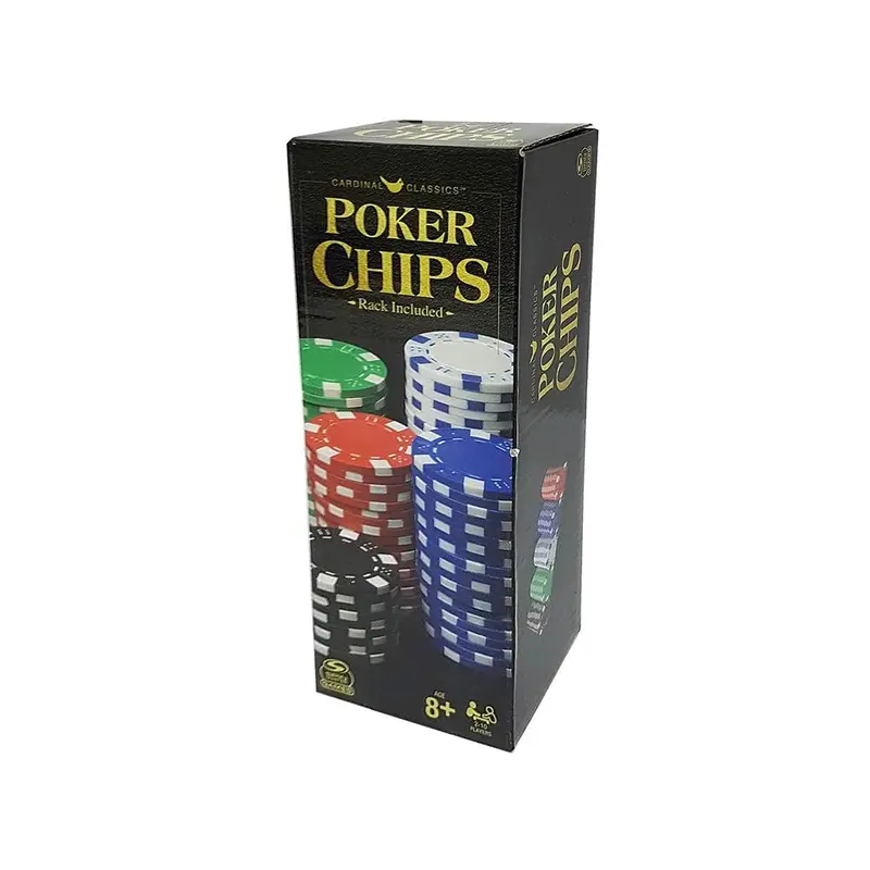 Poker Chips Set with Rack